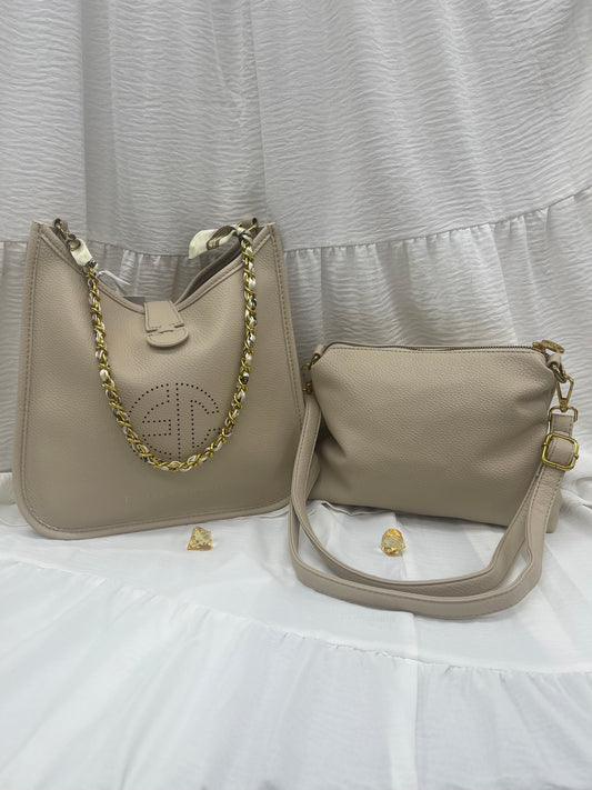 Duo pratique et stylé - Beige neutre et luxe discret